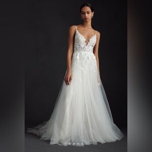 Willowby by Watters Whitney Wedding Gown. Anthropologie.